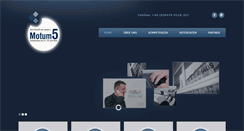 Desktop Screenshot of motum5.de